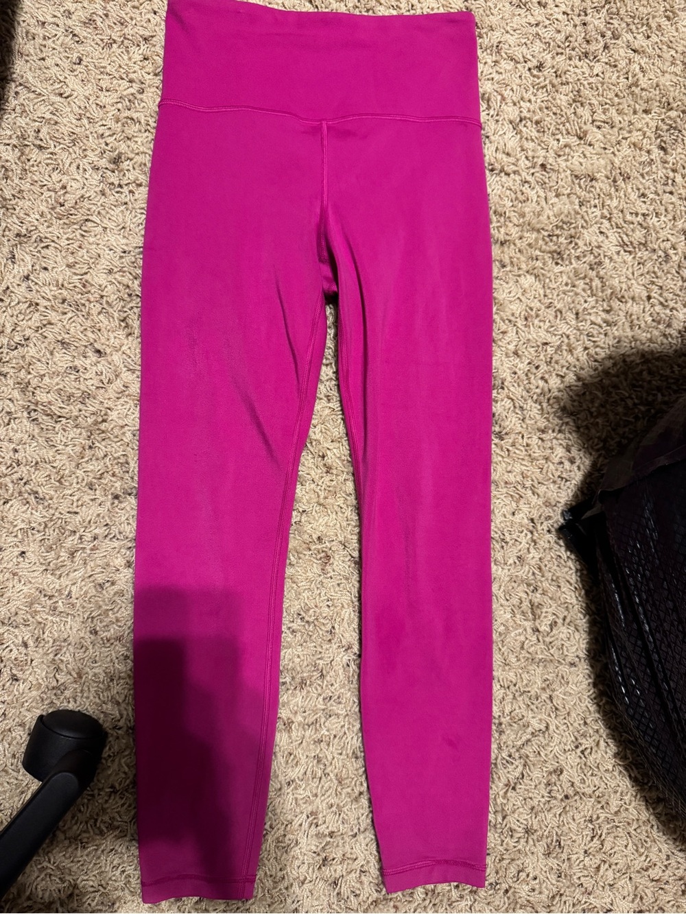 Athleta Girls' Vivid Fuchsia High-Rise Leggings